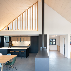 Renovation of private home combining aesthetics and acoustics