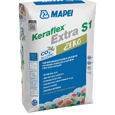 Keraflex Extra S1 Zero joins Mapei Zero Line