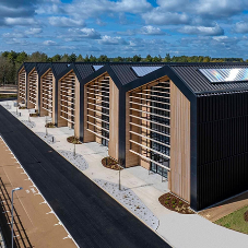 EJOT CROSSFIX provides ready-made fixing solution for timber-clad overhanging gable