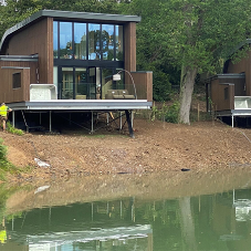 Eco Lodges and Yoga Studio at The Reeds, South Lodge Hotel