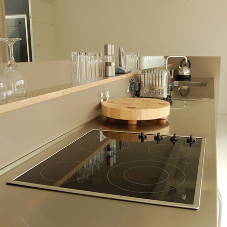 Model solution in stainless steel worktops