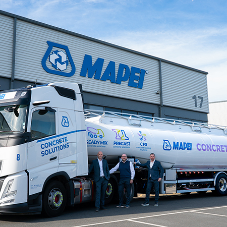 Mapei UK enhances nationwide concrete logistics fleet with investment in new tanker