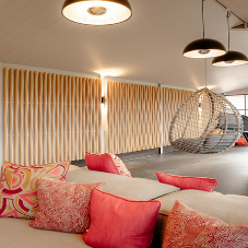 Seamless Acoustic Ceilings for Flint Barn