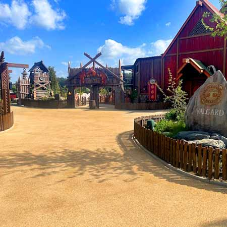 Tarmac TOPTINT creates durable decorative surfacing for theme park