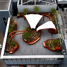 Turning unused flat roofs into usable healthcare space