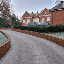 Heated driveway system installed at private residence in Ascot