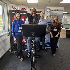 Stannah colleagues raise more than £20,000 for 12 UK charities in nationwide cycling challenge