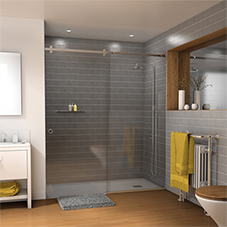Sliding Shower Door System: Deluxe Serenity Series