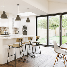 Aluminium bi-fold doors