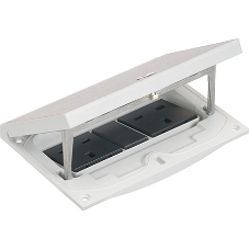 KFH240SEC/72 – 2no. 13amp UK sockets – Stainless steel KFH240SEC/72 – 2no. 13amp UK sockets – Stainless steel