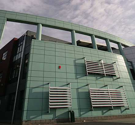 Sotech provided a cassette rainscreen system for Brentside School