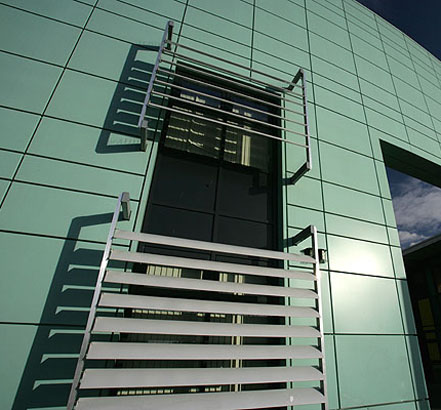 Sotech Optima<sup>®</sup> cassette rainscreen with antique copper finish