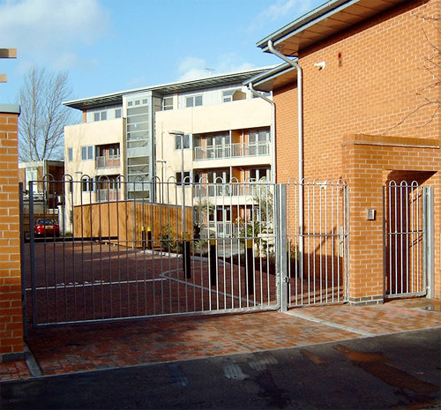 The gates maintain a safe and peaceful environment