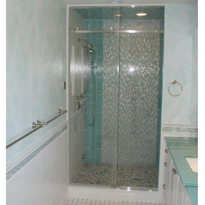 Deluxe Serenity Series Sliding Shower Door System