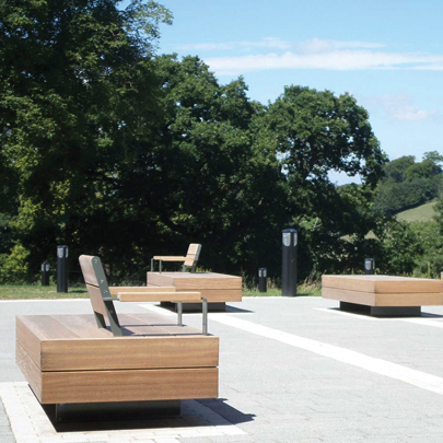 Metalco Big Harris benches, Bath Spa University