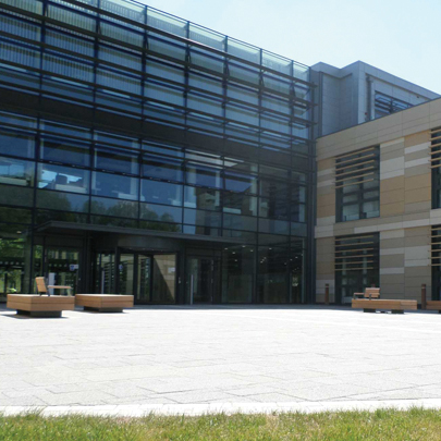 Metalco Big Harris benches, Bath Spa University
