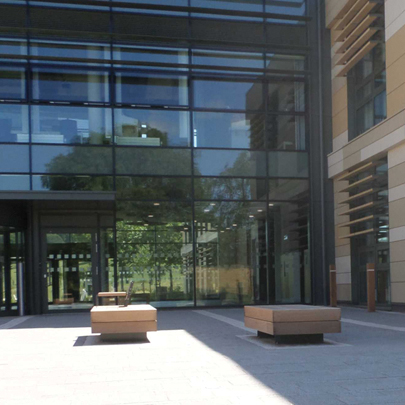 Metalco Big Harris benches, Bath Spa University