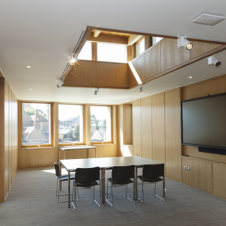 Natural ventilation system at Jesus College