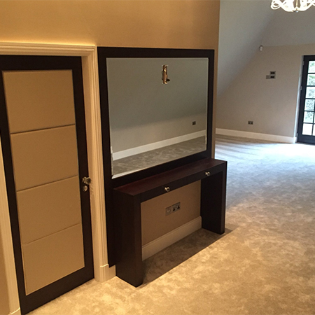 Beautiful and bespoke walnut bedroom furniture
