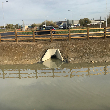 Over 20 headwalls to Beccles Southern Relief Road