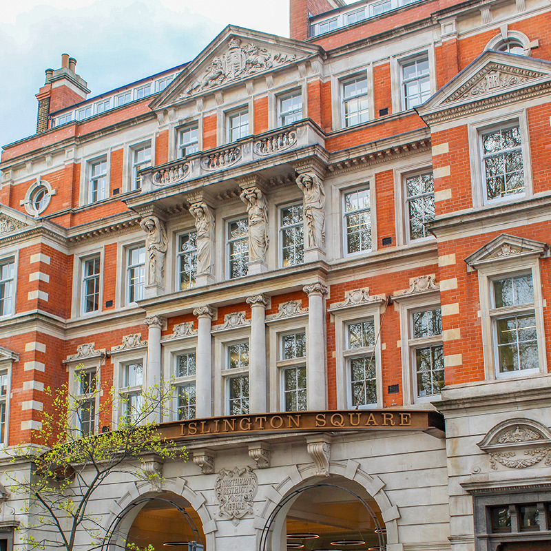 Seating and Cycle Parking Provided for Islington Square