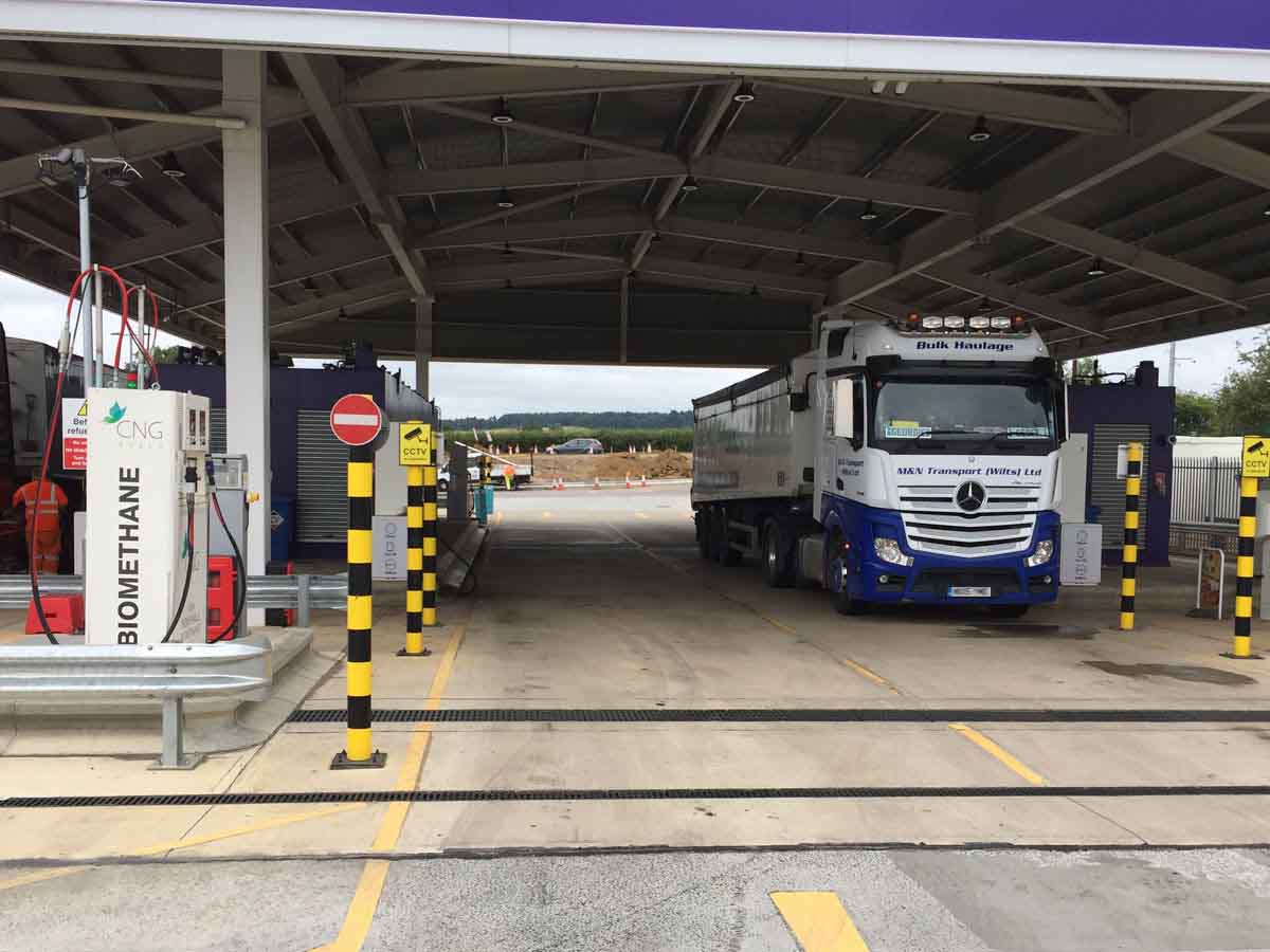 ULMA petrol station drainage installation