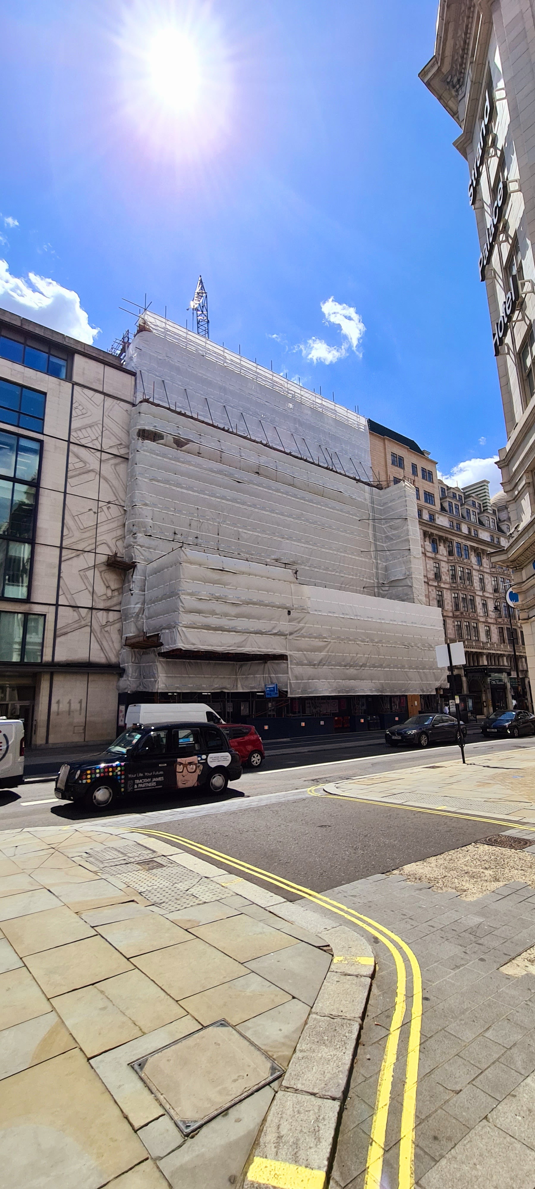 Waterproofing of a 2-storey basement on The Strand, London