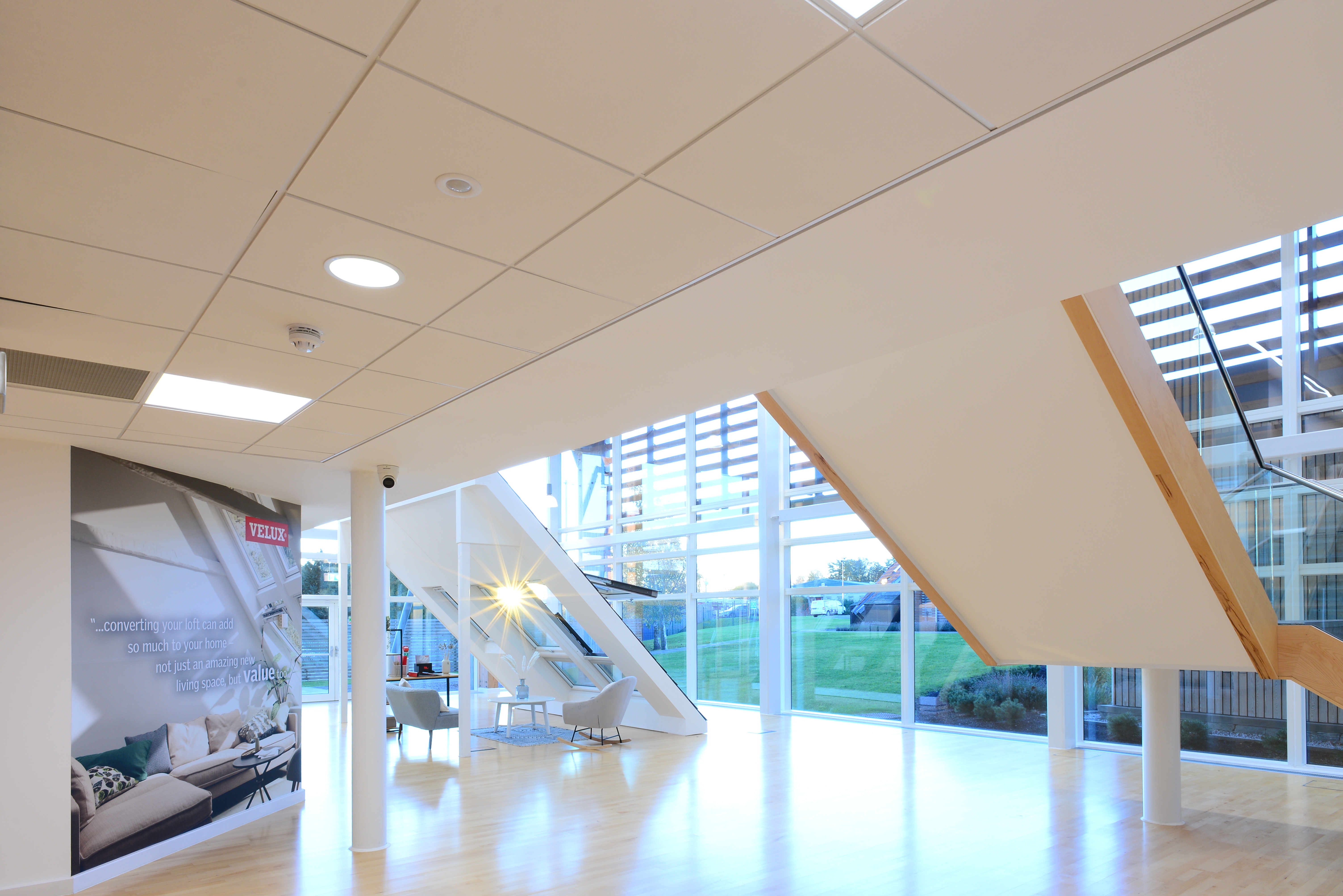 Zentia systems help VELUX® reach for the sky