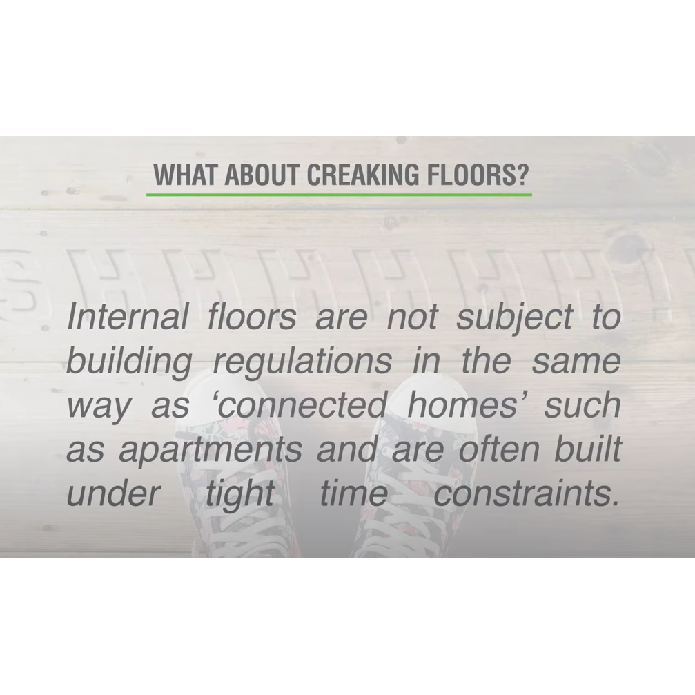 How to solve the issue of impact noise on separating floors in residential properties