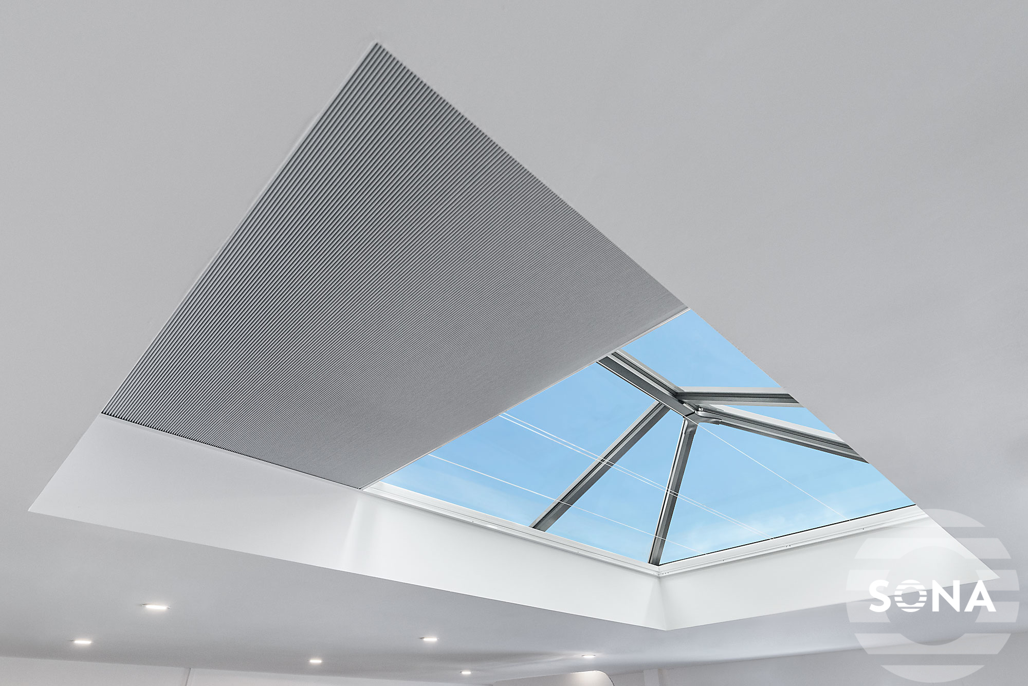 Wow your clients with SONA's Smart Blinds for Skylight & Gable End Windows