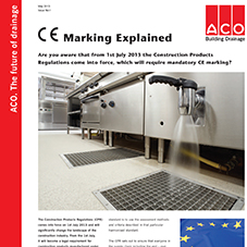 ACO Building Drainage CE Marking