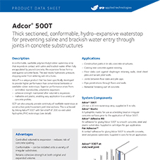 Adcor 500T product data