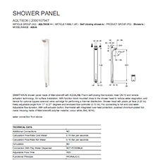 AQL0036 - Shower Panel
