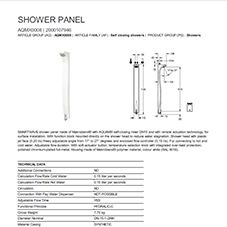 AQMX0008 - Shower Panel