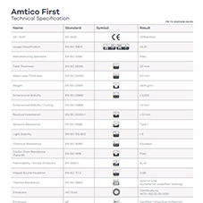 Amtico First Tech Data Sheet