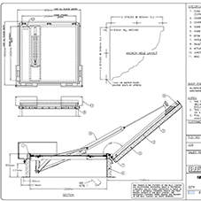 Smoke Vent ESW-50REM Submittal Drawing