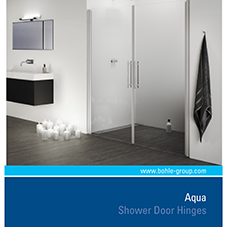 Aqua Shower Door Hinges