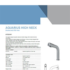 Aquarius High Neck Taps
