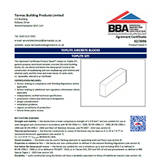 BBA Certificate Toplite GTI