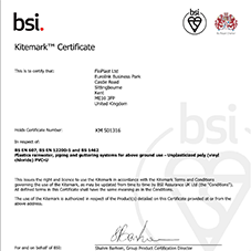 Certificate: BS EN 607, BS EN 12200-1 and BS 1462