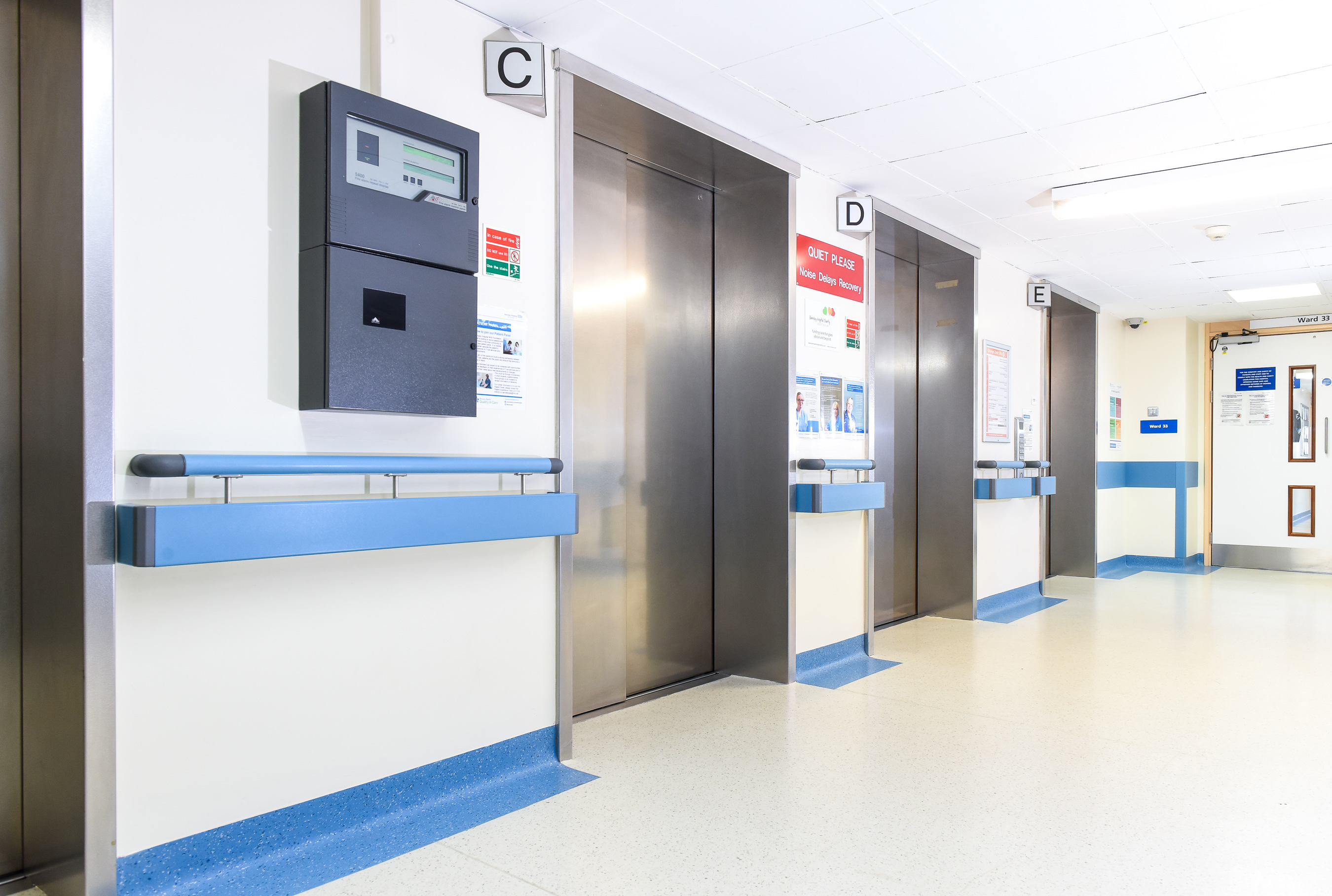 Guardian Twin Handrail For Barnsley Hospital