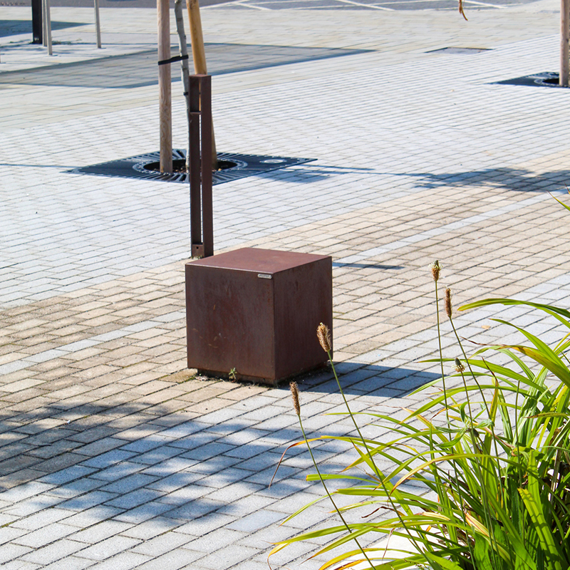 Artform Urban Furniture supply street furniture to Ada Belfield Centre & Belper Library
