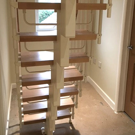 Compact Loft Conversion Stairs For Family Home