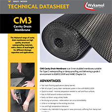 CM3 Cavity Drain Membrane Datasheet