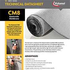 CM8 Geotextile Membrane Datasheet