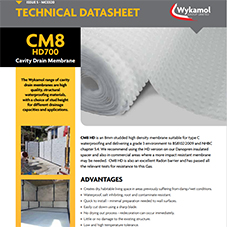 CM8 HD700 Cavity Drain Membrane Datasheet