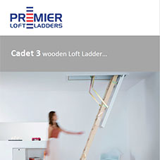 Cadet 3 Wooden Loft Ladder