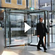 Crystal Tourniket Revolving Door Video