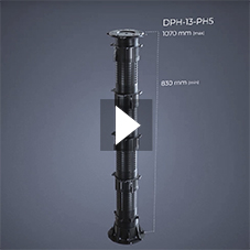 Buzon Adjustable Pedestal DPH 13-PH5