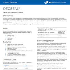 DECSEAL product data